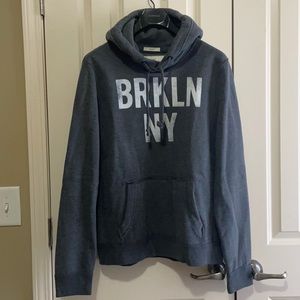 ABERCROMBIE & FITCH Men’s Grey Hoodie